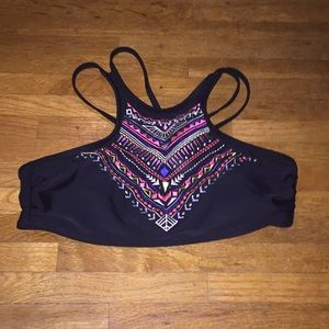 Bathing suit top black